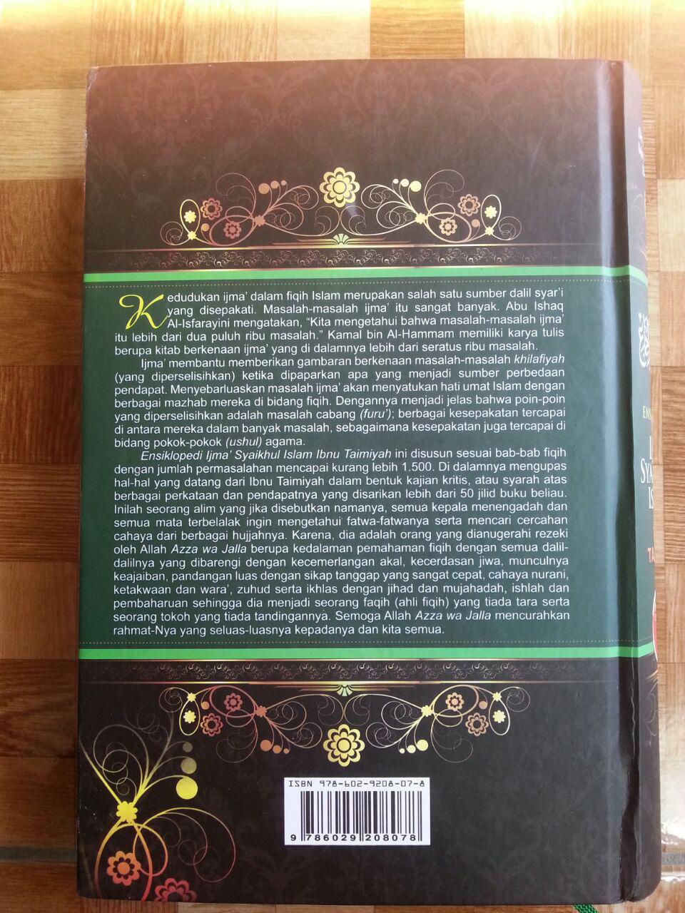 Buku Ensiklopedi Ijma Syaikhul Islam Ibnu Taimiyah cover