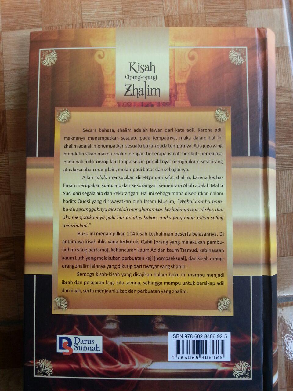 Buku Kisah Orang-Orang Zhalim cover