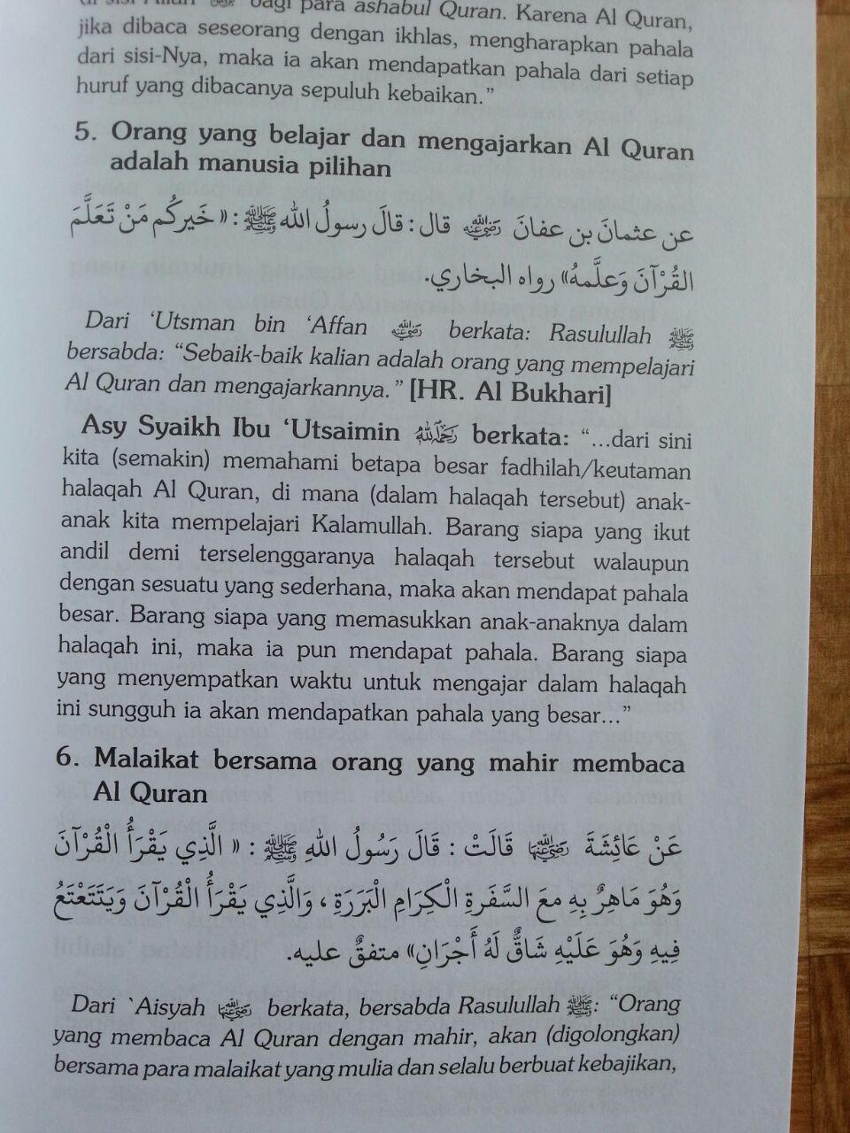Buku Zadul Qori Bekal Membaca Kalam Ilahi isi