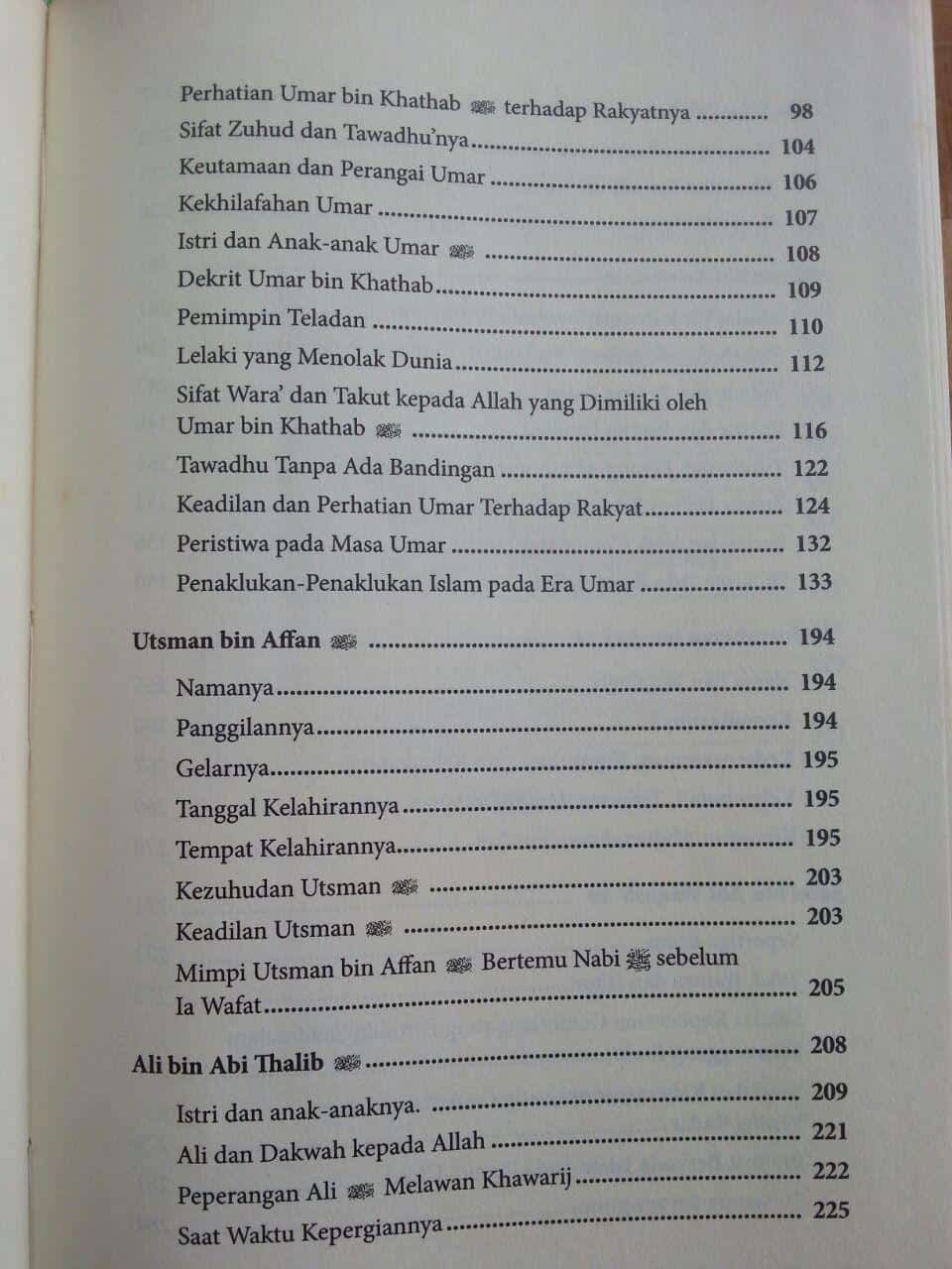 Buku 10 Sahabat Yang Dijamin Surga isi