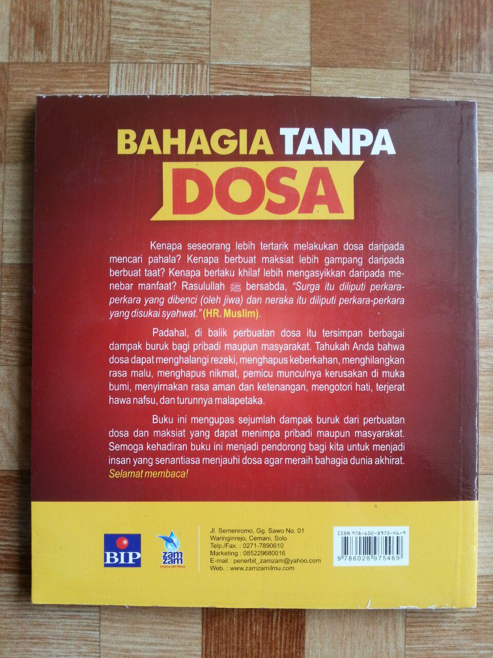 Buku Bahagia Tanpa Dosa cover