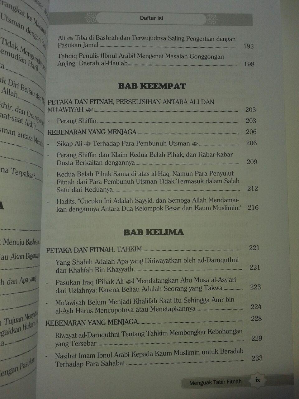 Buku Meluruskan Sejarah Menguak Tabir Fitnah isi 2