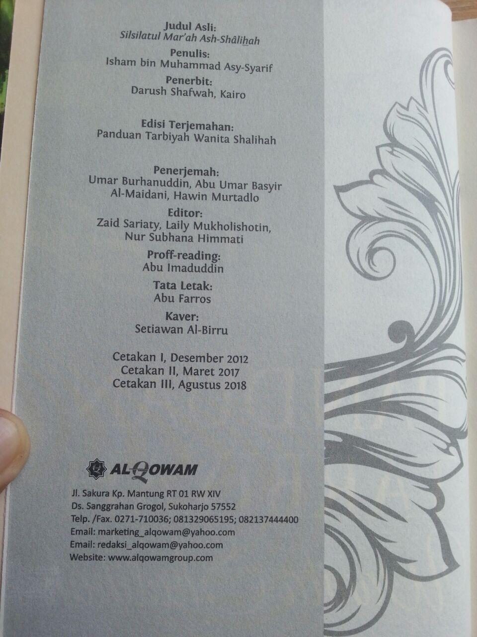 Buku Panduan Tarbiyah Wanita Shalihah isi 3