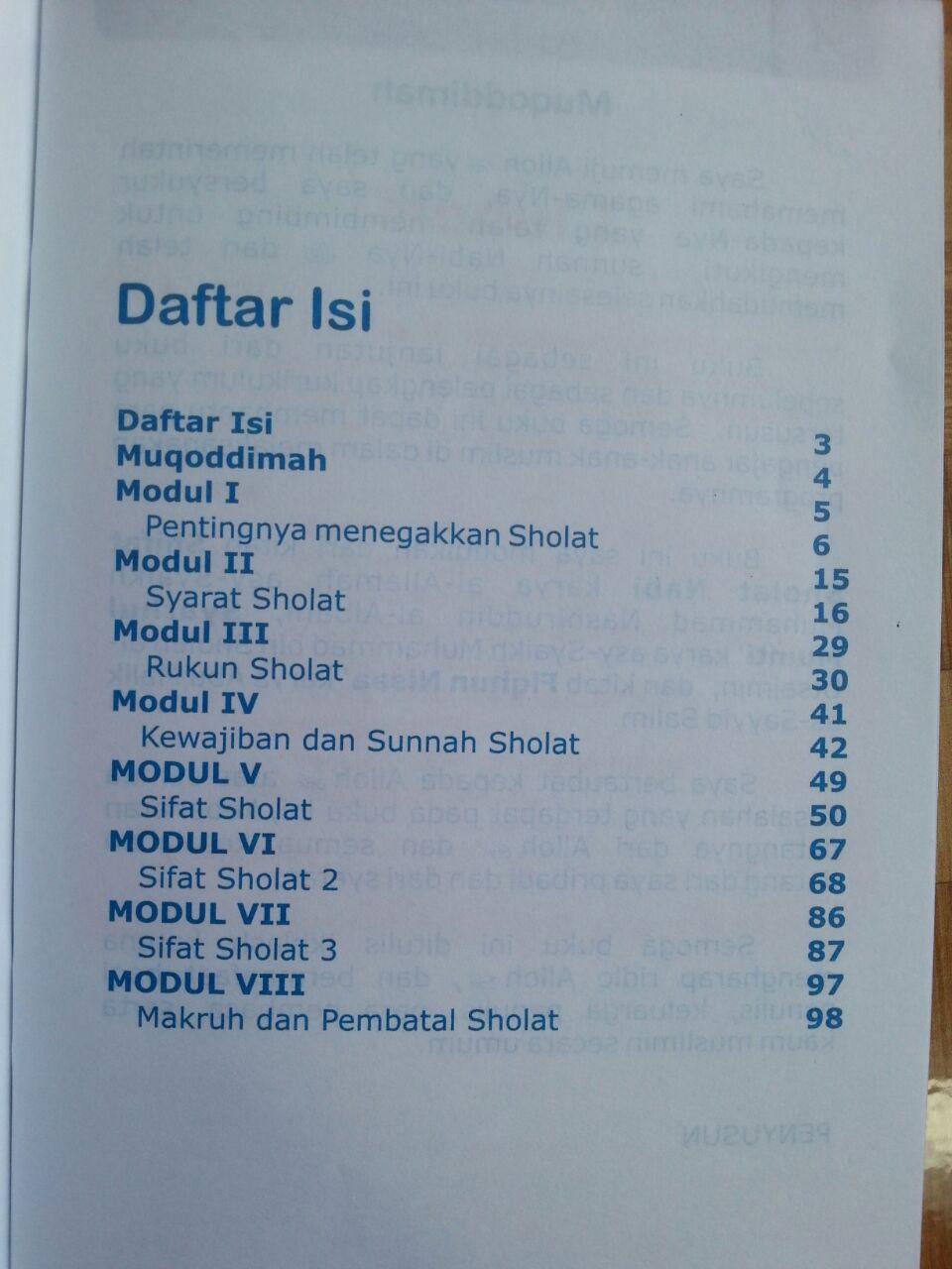 Buku Pegangan Pengajaran Anak Islam Modul Fiqih 3 isi 2