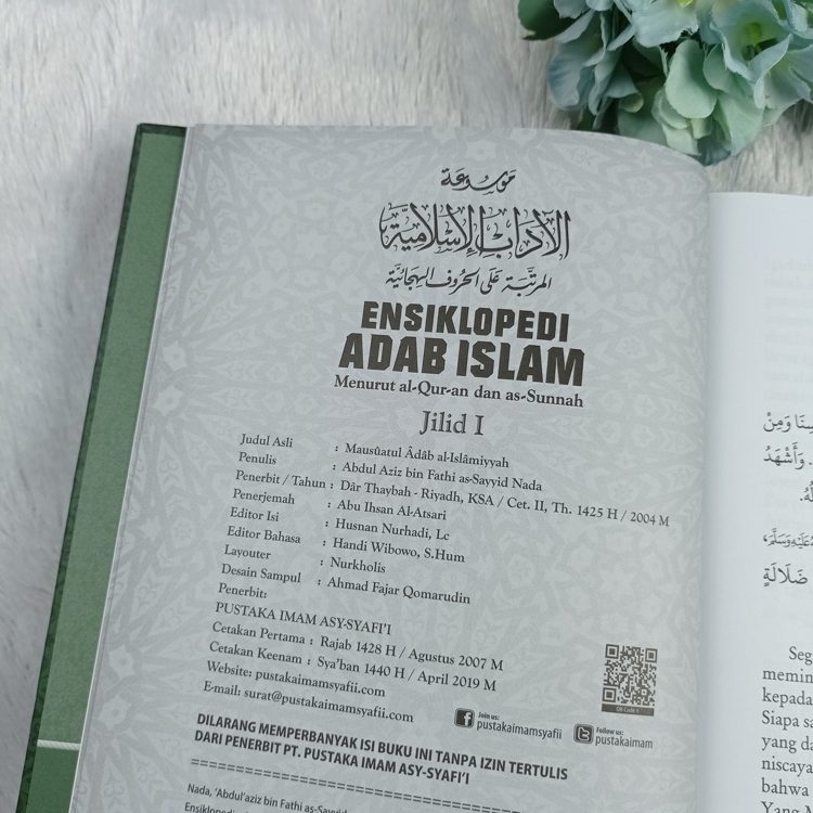 Buku Ensiklopedi Adab Islam Menurut al-Quran Dan as-Sunnah 2 Jilid