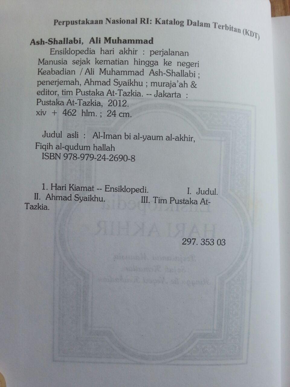 Buku Ensiklopedia Hari Akhir isi 3
