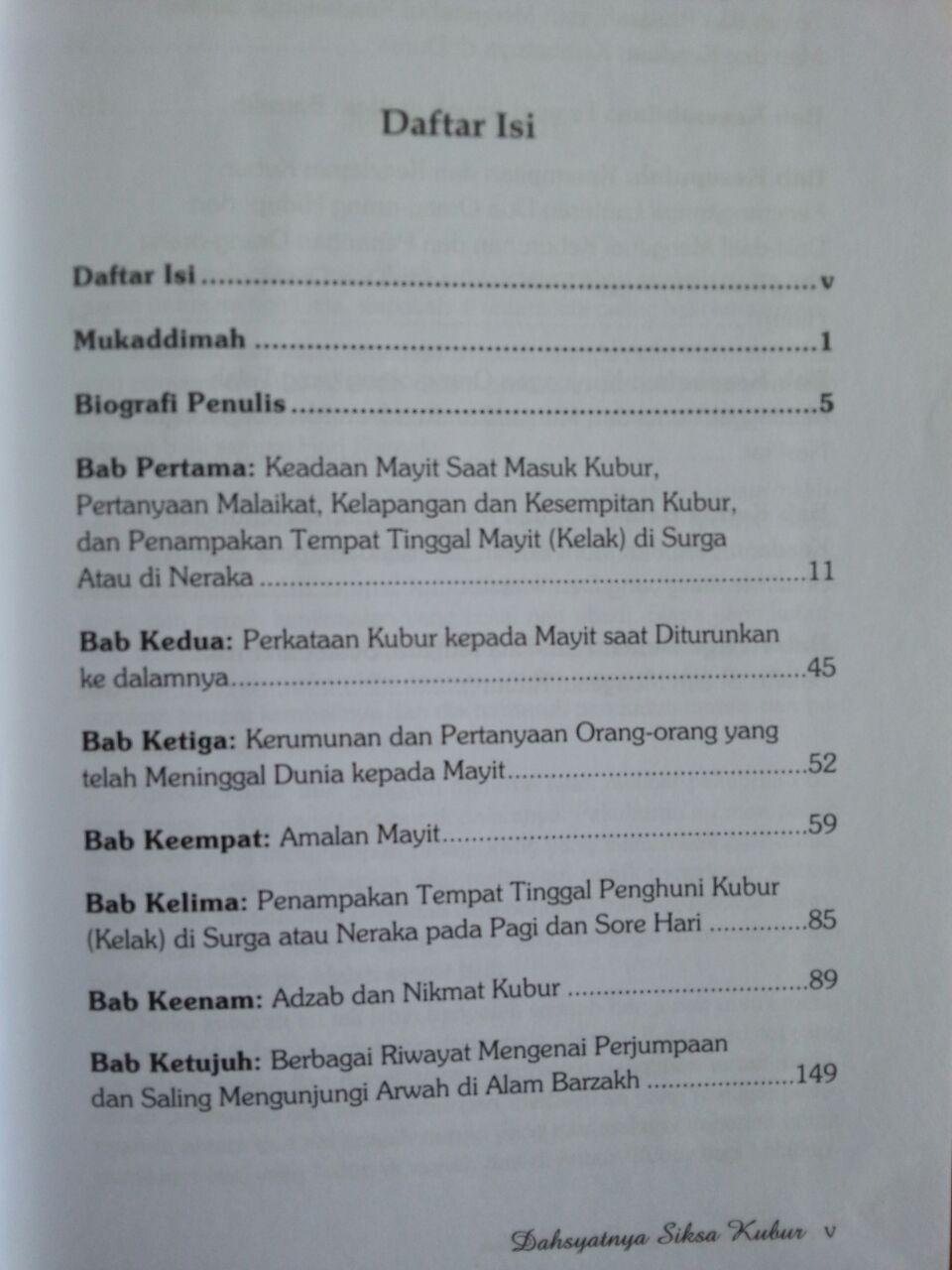 Buku Dahsyatnya Siksa Kubur isi 2