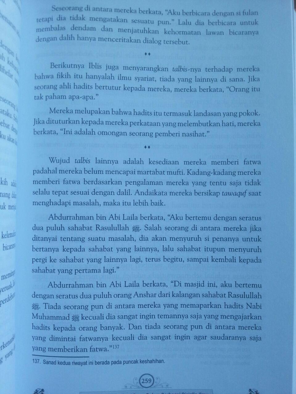 Buku Perangkap Iblis isi