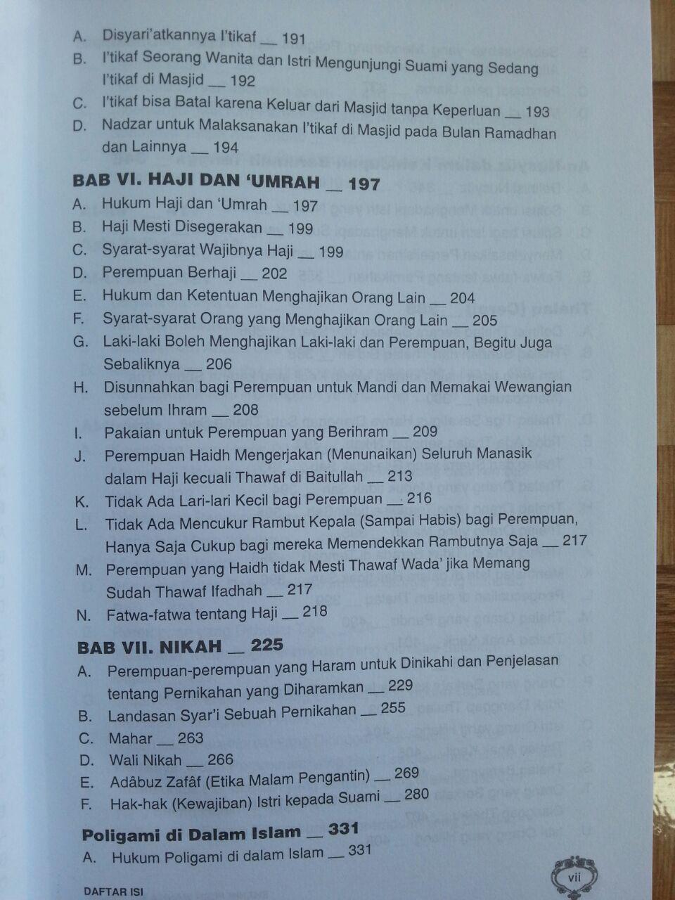 Buku Shahih Fiqih Wanita Syaikh Abu Ubaidah Usamah isi 2