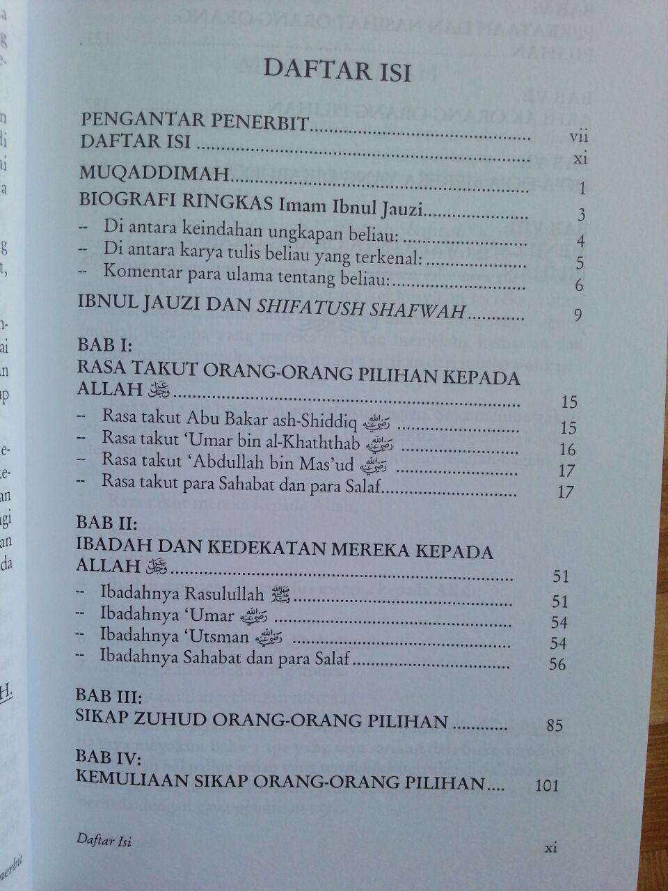 Buku Teladan Hidup Orang-Orang Pilihan isi