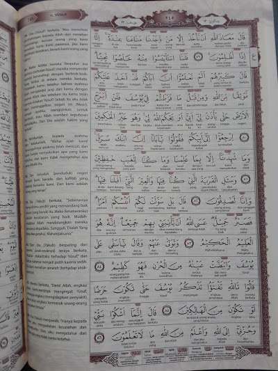 Al-Qur'an Tafsir Perkata Tajwid Kode Al-Fatih A4 Isi