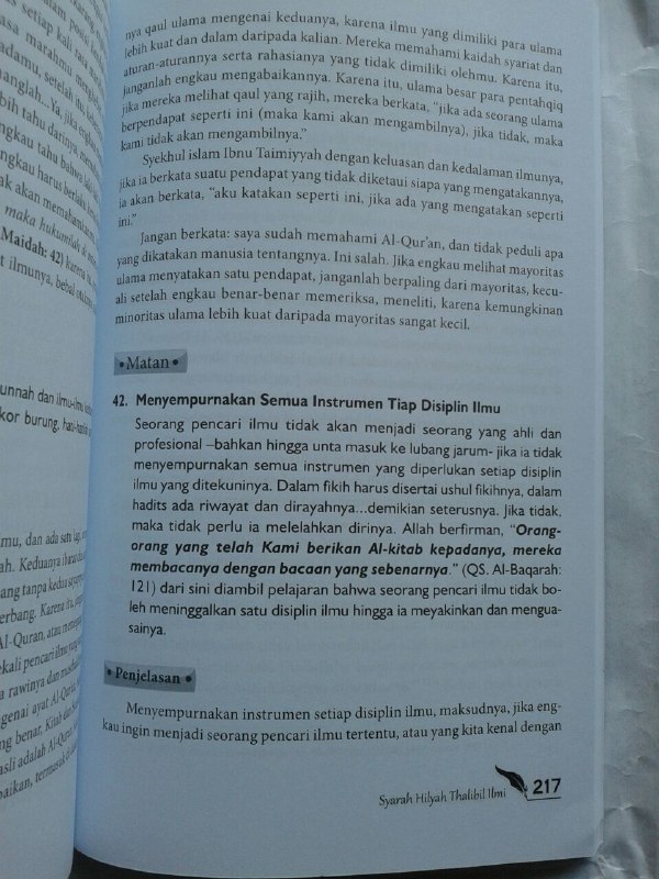 Buku Syarah Hilyah Thalibil Ilmi Akhlak Penuntut Ilmu isi