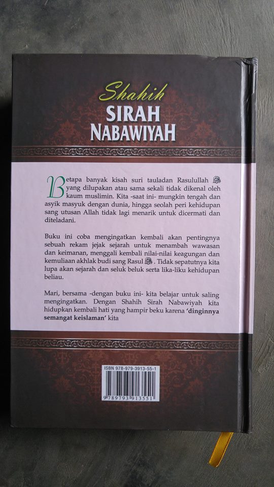 Buku Shahih Sirah Nabawiyah Cover 2