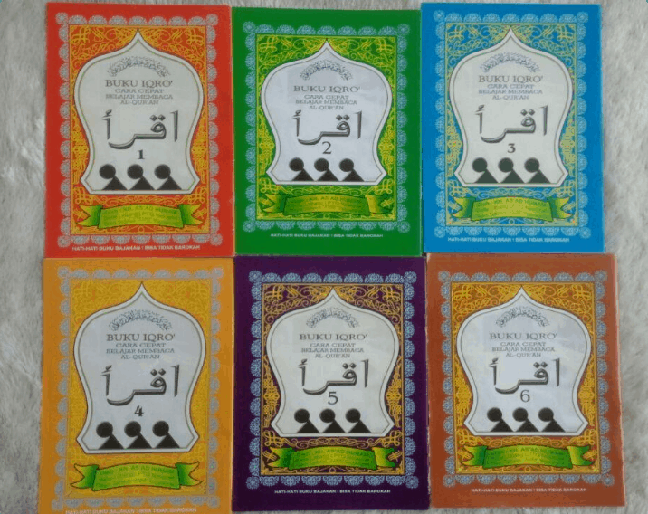 Buku Iqro Cara Cepat Belajar Membaca Qur’an 6 Jilid Ukuran Kecil