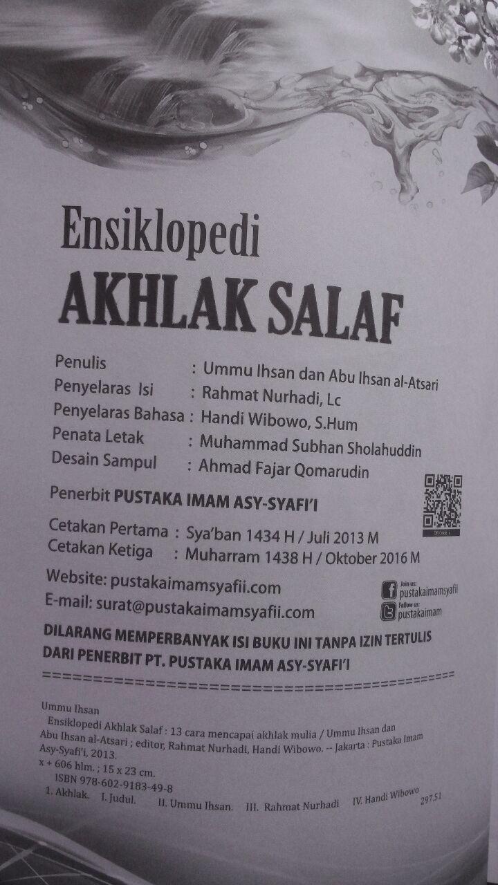 Buku Ensiklopedi Akhlak Salaf Plus 13 Cara Mencapai Akhlak Mulia isi 2