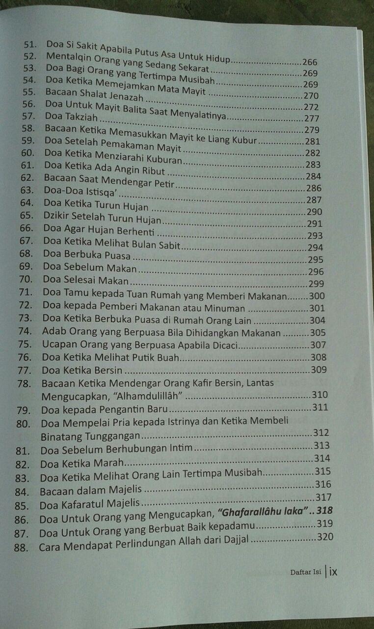 Buku Syarah Hishnul Muslim Penjelasan Dzikir Dan Doa isi 2