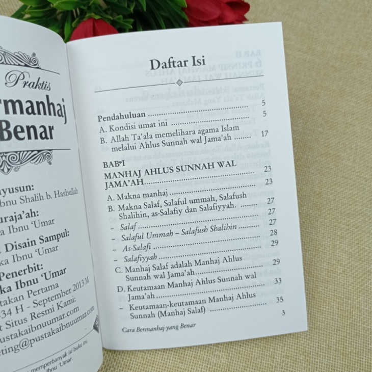 Buku Saku Tuntunan Praktis Cara Bermanhaj Yang Benar