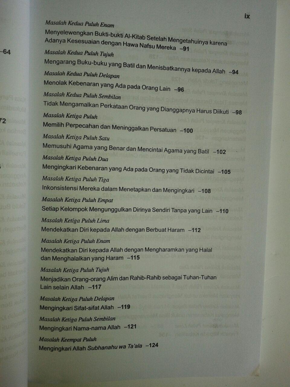 Buku Syarah Problematika Jahiliyah isi