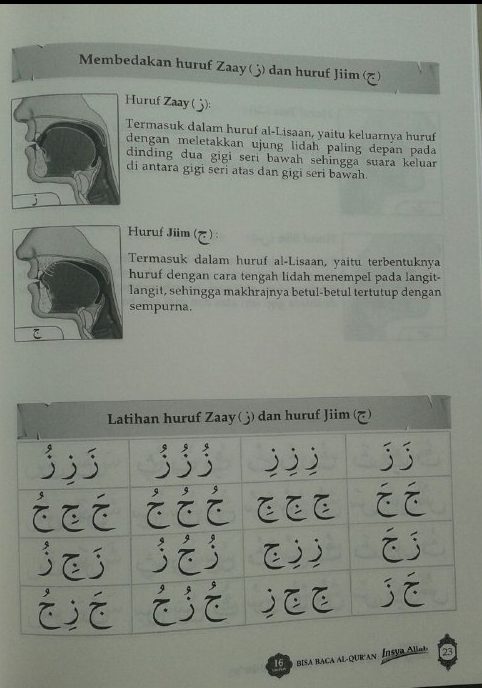 Buku Metode Asy-Syafi'i Cara Praktis Baca Al-Qur'an Kelas Iqra isi