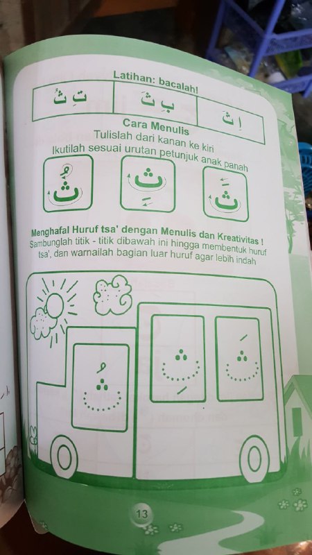 Buku Cara Cepat Menghafal Dan Menulis Huruf Hijaiyyah isi 3