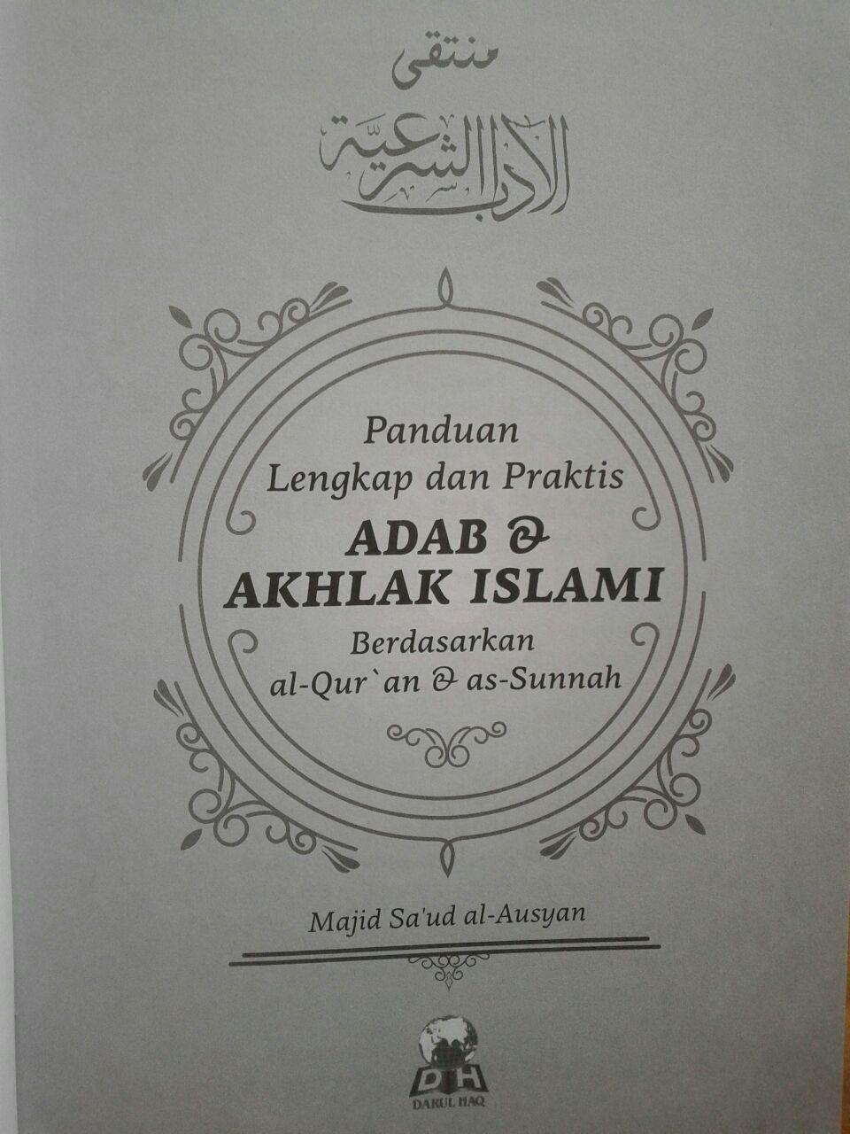 Buku Panduan Lengkap Praktis Adab dan Akhlak Islami isi 5