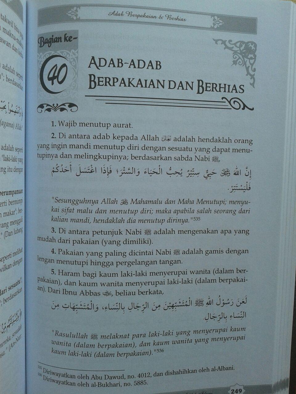 Buku Panduan Lengkap Praktis Adab dan Akhlak Islami isi 6
