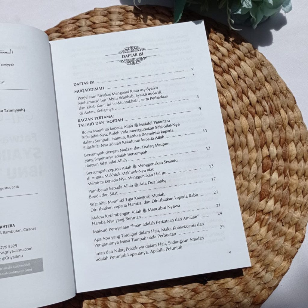 Buku Fatwa-Fatwa Pilihan Syaikhul Islam Ibnu Taimiyyah