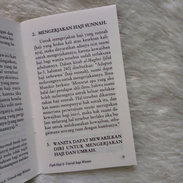 Buku Saku Fiqih Haji Dan Umrah Bagi Wanita