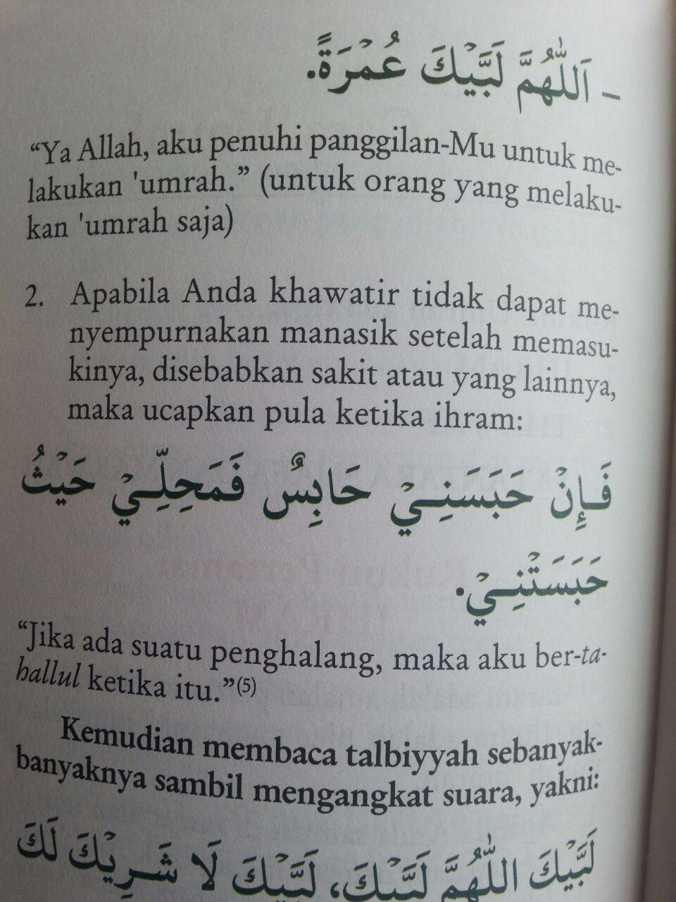 Buku Saku Tuntunan Manasik Umrah isi 3