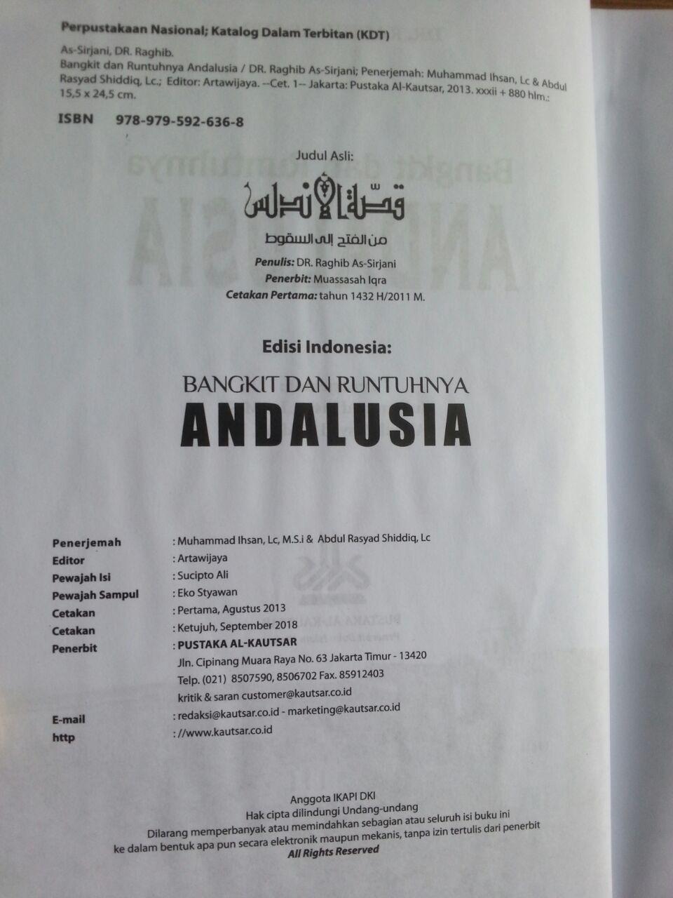Buku Bangkit Dan Runtuhnya Andalusia isi 3