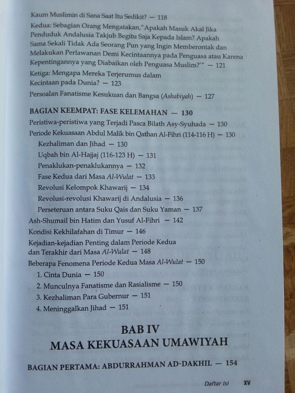 Buku Bangkit Dan Runtuhnya Andalusia isi