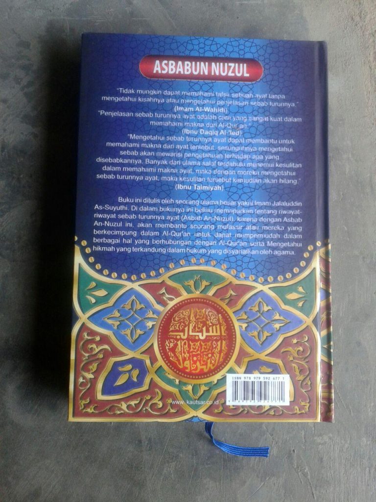Buku Asbabun Nuzul Sebab-Sebab Turunnya Ayat Al-Qur'an cover