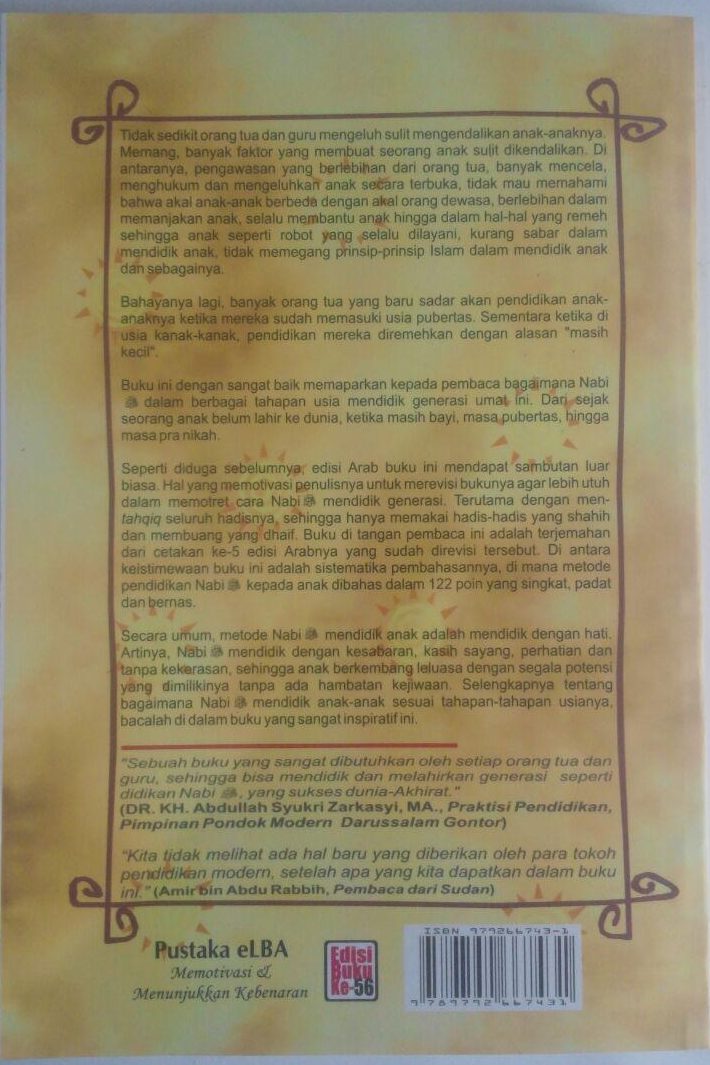 Buku Cara Nabi Mempersiapkan Generasi 78,000 20% 62,400 cover