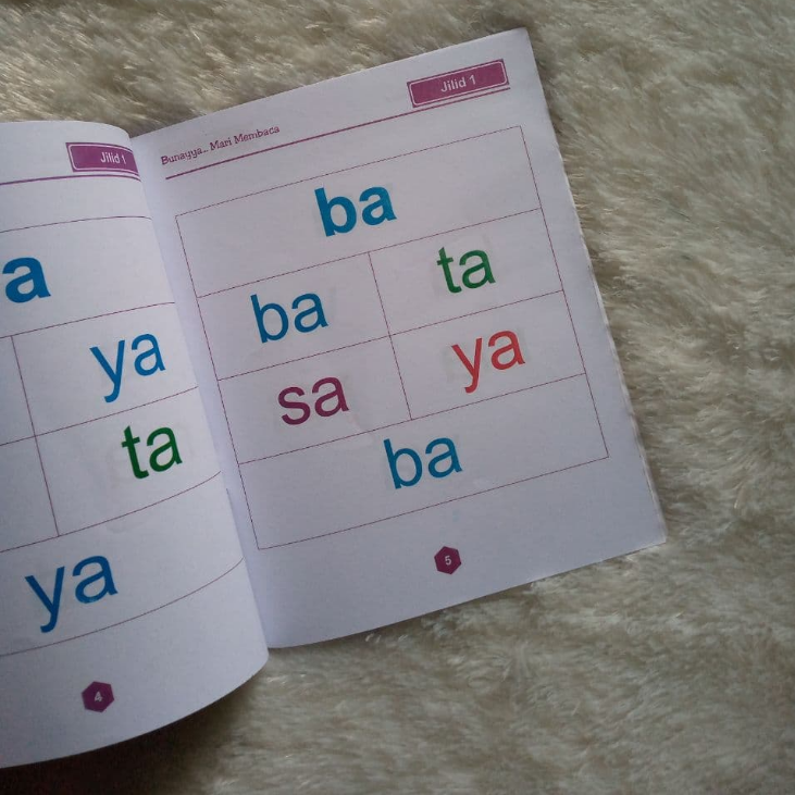 Buku Anak Bunayya Mari Membaca 1 Set 12 Jilid
