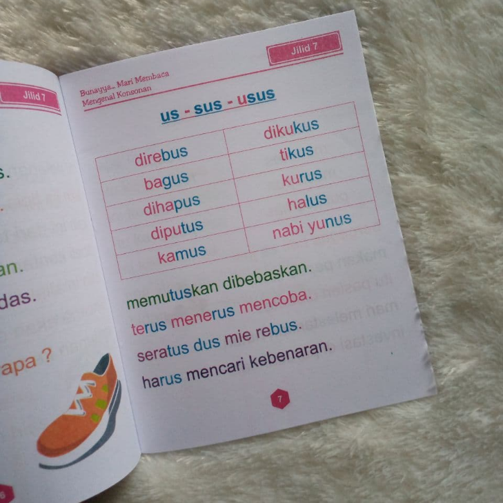 Buku Anak Bunayya Mari Membaca 1 Set 12 Jilid