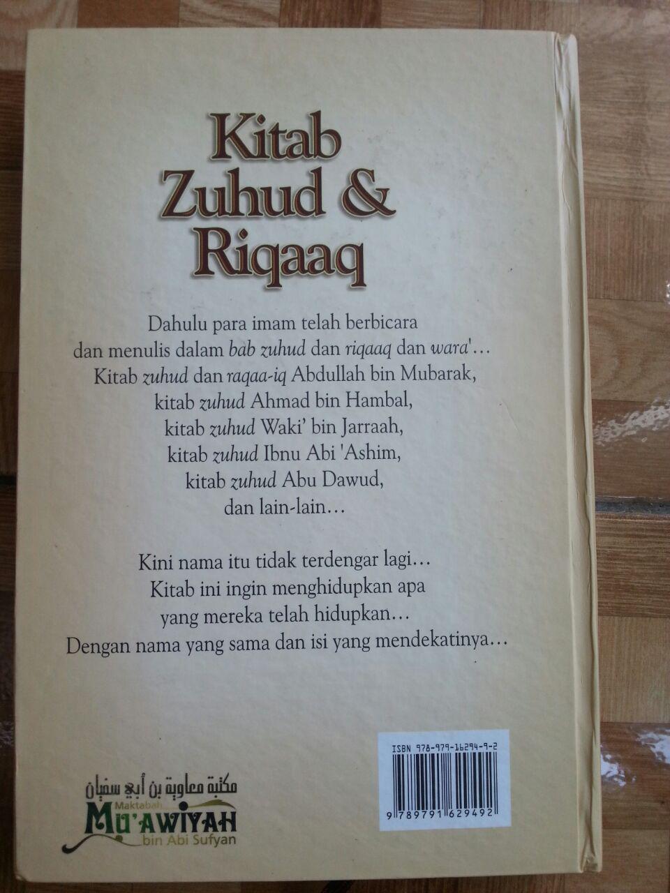 Buku Kitab Zuhud Dan Riqaa-iq cover