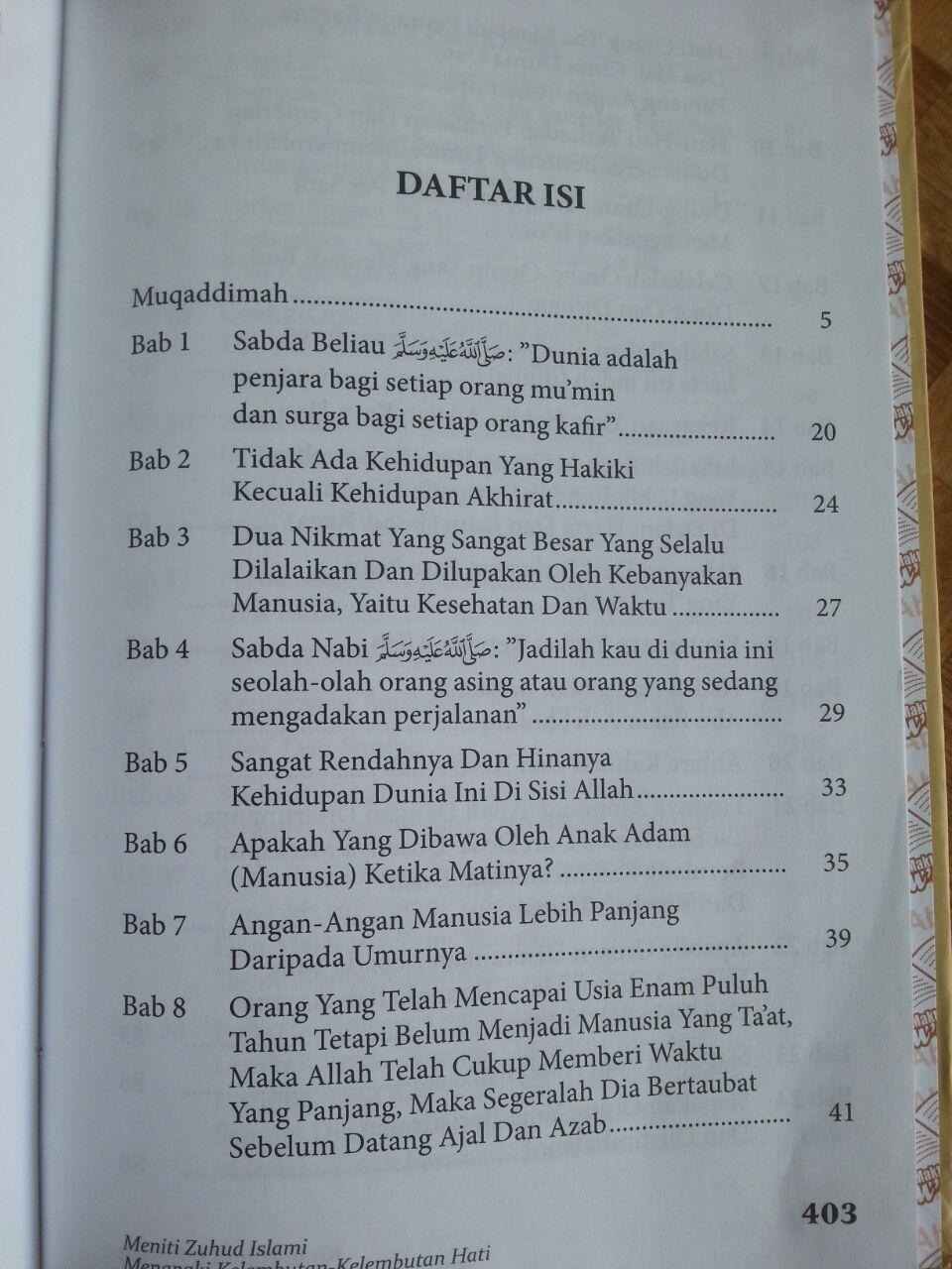 Buku Kitab Zuhud Dan Riqaa-iq isi