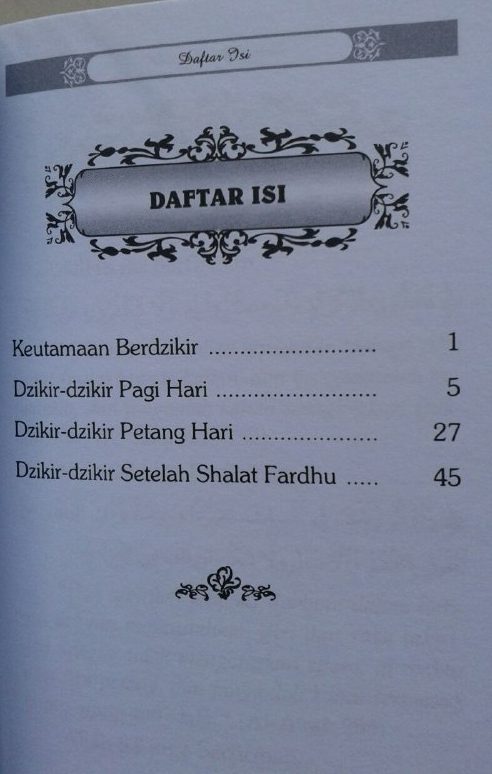 Buku Saku Dzikir Pagi Dan Petang Dan Setelah Shalat Fardhu isi 2