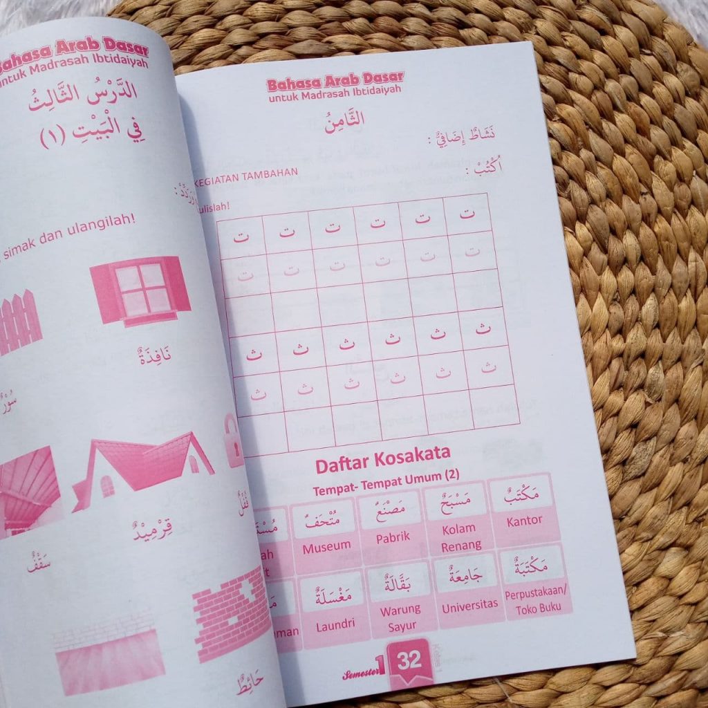 Buku Pelajaran Bahasa Arab Dasar Madrasah Ibtidaiyah 1-6