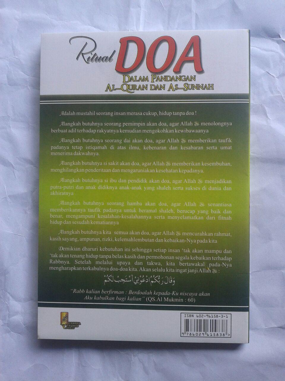 Buku Ritual Doa Menurut Al-Qur'an dan As-Sunnah 35,000 15% 29,750 cover