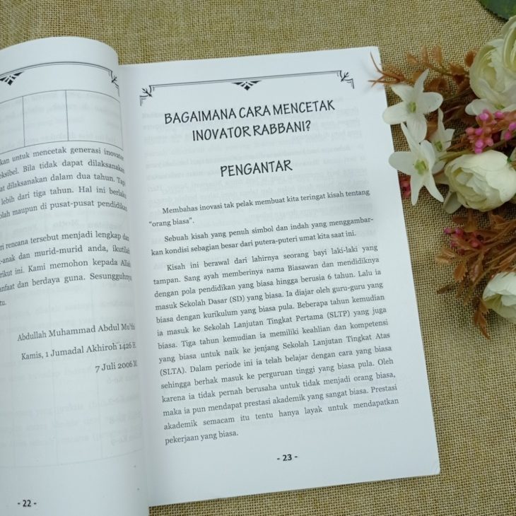 Buku Langkah Dahsyat Mencetak Anak Menjadi Inovator Robbani