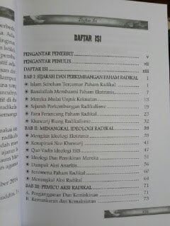 Buku Menangkal Ideologi Radikal Daftar Isi