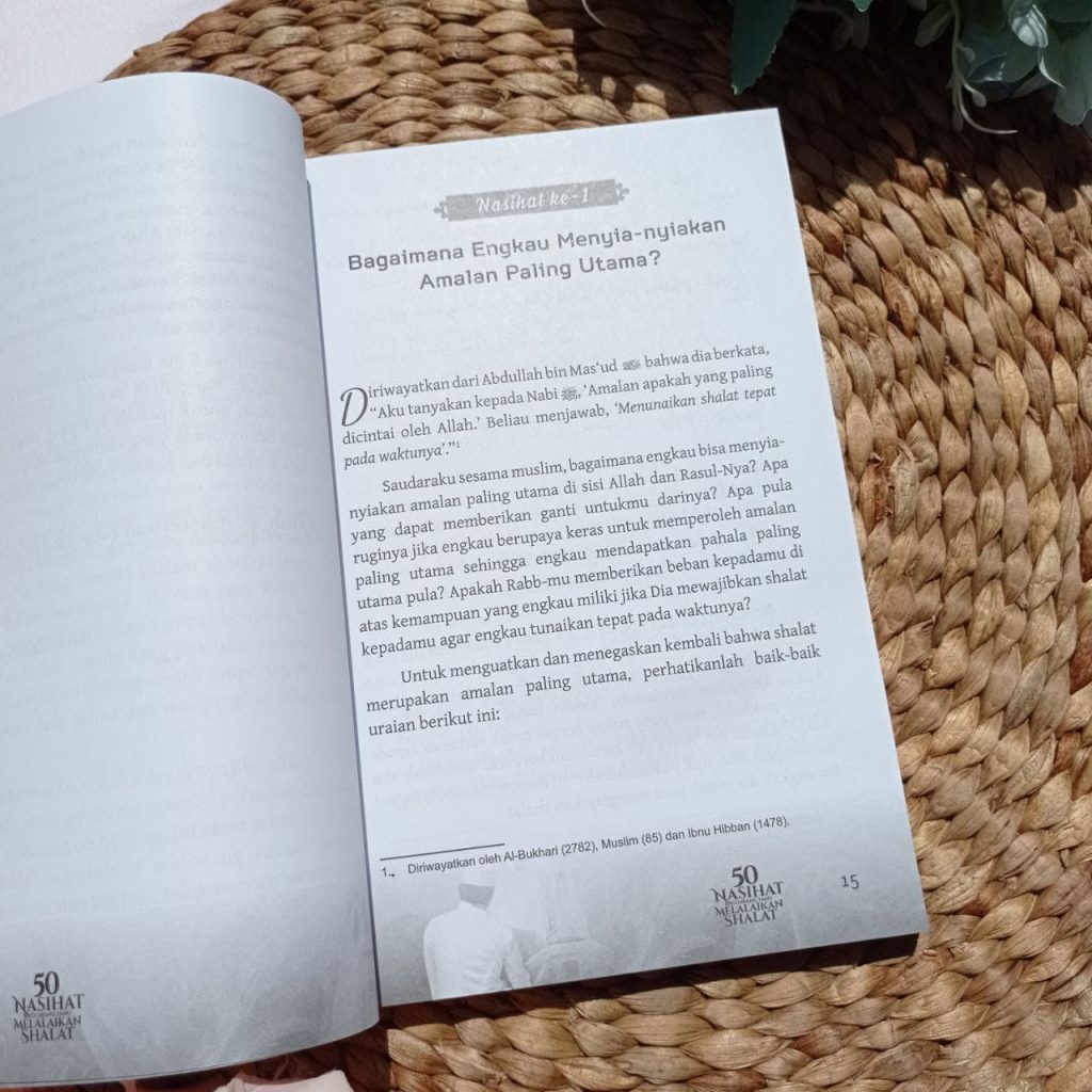 Buku 50 Nasihat Bagi Orang Yang Melalaikan Shalat
