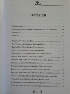 Buku 33 Tokoh Besar Dari Kalangan Ahlul Bait Daftar Isi