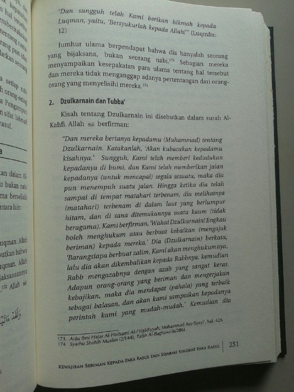 Buku Iman Kepada Rasul isi