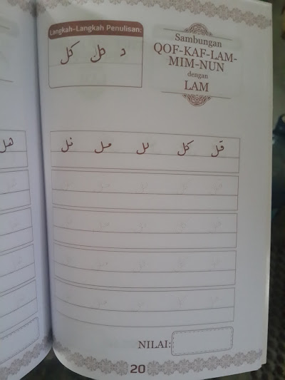 Buku Menulis Cepat Dan Indah Dengan Khoth Riq'ah Isi 2