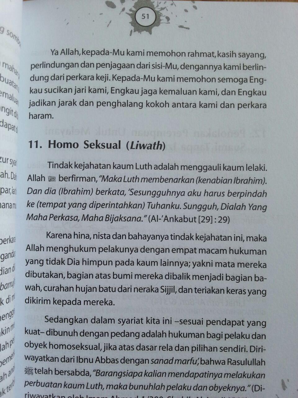 Buku Dosa Dosa Yang Diremehkan Manusia Ensiklopedi 460 Dosa & Larangan isi 3