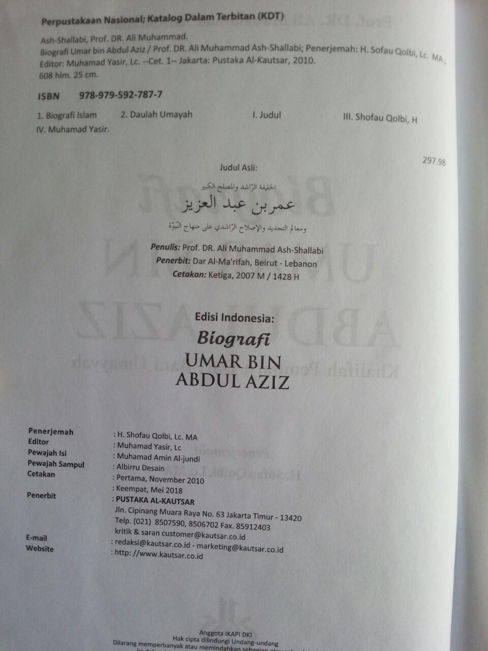 Buku Umar bin Abdul Aziz Khalifah Pembaru Dari Bani Umayyah isi 2