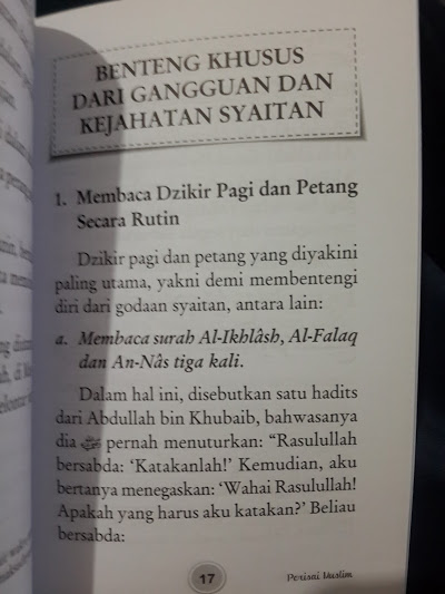 Buku Perisai Muslim Dari Syaitan Jin Bintang Kejahatan Mata Isi