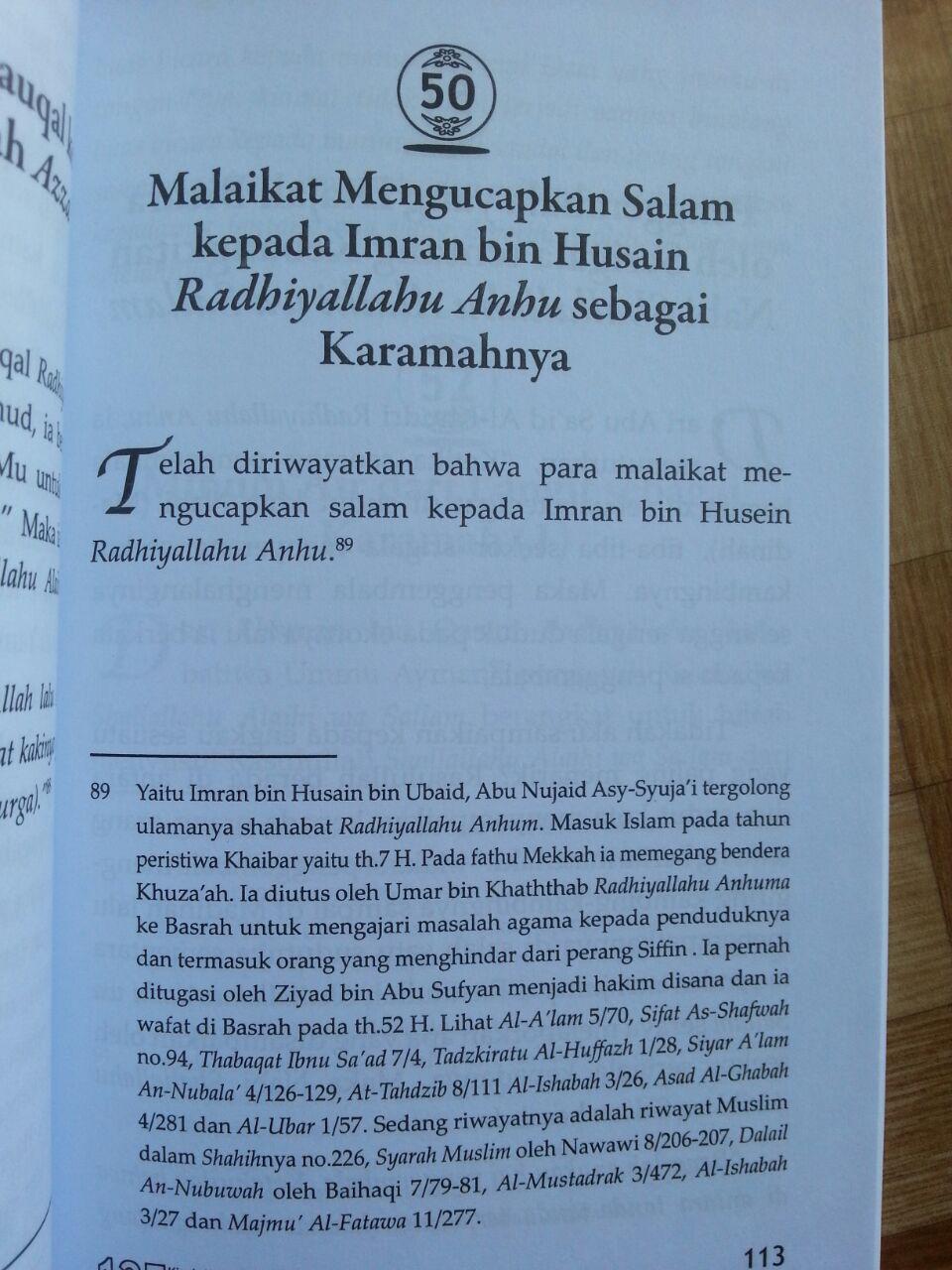 Buku 125 Kisah Karamah Para Shahabat Dan Orang Shalih isi 4